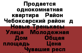 Продается однокомнатная квартира › Район ­ Чебоксарский район. д. Новые Тренькасы › Улица ­ Молодежная › Дом ­ 12 › Общая площадь ­ 32 › Цена ­ 1 000 000 - Чувашия респ., Чебоксары г. Недвижимость » Квартиры продажа   